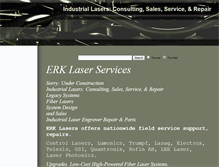 Tablet Screenshot of erklasers.com
